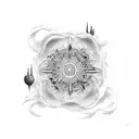 four elements tattoo design idea