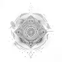 four elements tattoo design idea