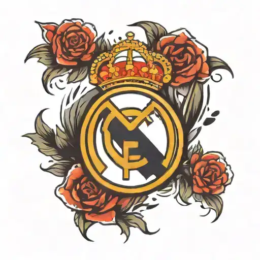 Real Madrid logo tattoo design idea
