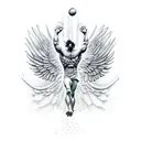 falling icarus tattoo design idea