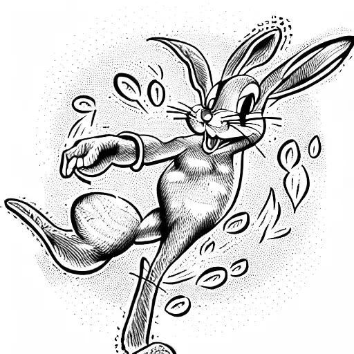 bugs bunny tattoo design idea