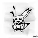 pikachu tattoo design idea
