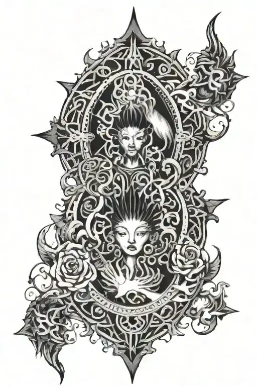 god fearing tattoo design idea
