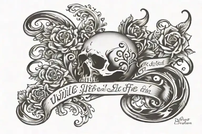 inscription I will give life to the one who gave me life to my God-given parent, mother tattoo design idea