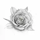 heather flower tattoo design idea