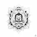 loto flower buddah carp tree earth chinese tattoo design idea