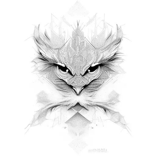 photo realistic “single line drawing” in the style of “moganji” mixed with the style of “Stephen Meakin” Negative Space  tattoo design idea