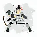 samurai jack tattoo design idea