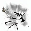 samurai jack tattoo design idea