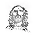 Jesus tattoo design idea