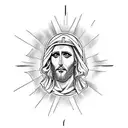 Jesus tattoo design idea
