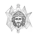 Jesus tattoo design idea