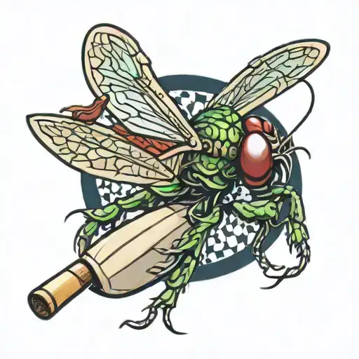 cricket tattoo design idea