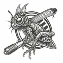 cricket tattoo design idea