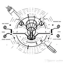 welding electrode  tattoo design idea