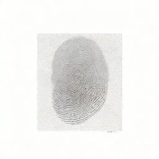 fingerprints  tattoo design idea