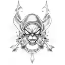 chopper from one piece  tattoo design idea