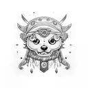 tony tony chopper tattoo design idea