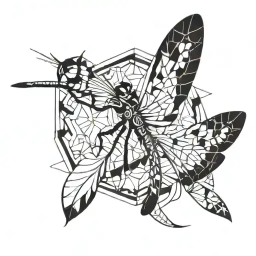 semi colon dragonfly tattoo design idea