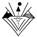 Sunset art deco style tattoo design idea