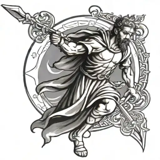 ST CHRISTOPHER tattoo design idea