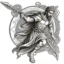 ST CHRISTOPHER tattoo design idea