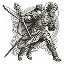 ST CHRISTOPHER tattoo design idea