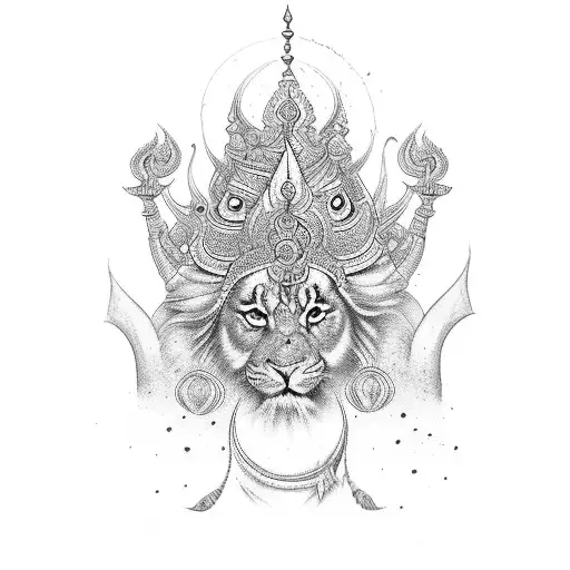 shiv damru,tirsul and nag tattoo design idea