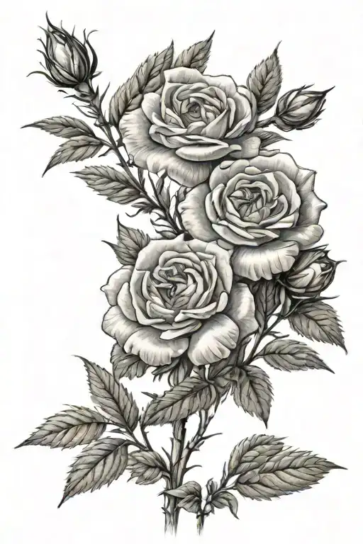Alberta wild roses, wheat fields, southern Alberta mountains tattoo design idea
