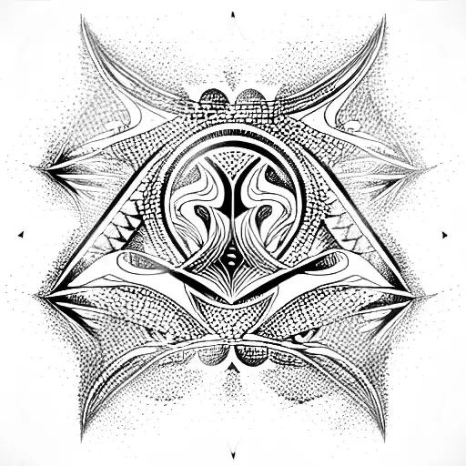 dimension tattoo design idea