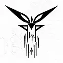  dark switchblade demon tattoo design idea