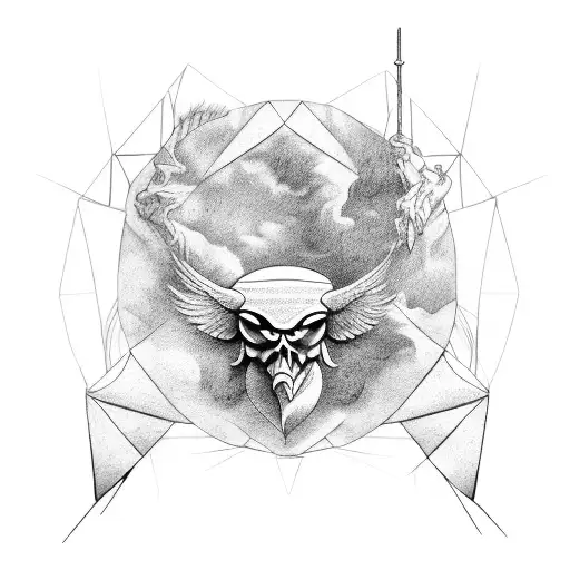 icarus tattoo design idea