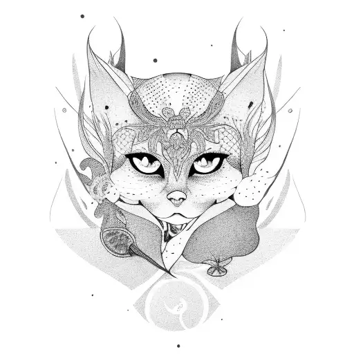 sexy lady tattoo design idea