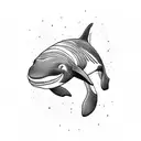 killer whale  tattoo design idea