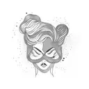 sexy lady tattoo design idea