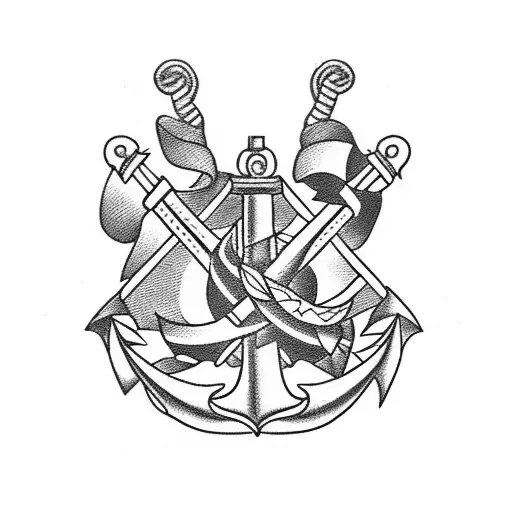 navy chief anchor tattoo design idea