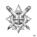navy chief anchor tattoo design idea
