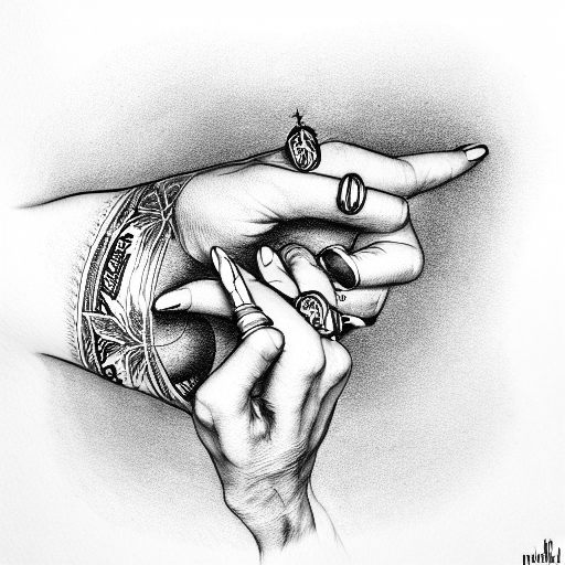 money or time tattoo design idea