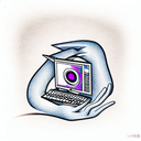 computer programmer  tattoo design idea