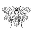 Honey Bee tattoo design idea
