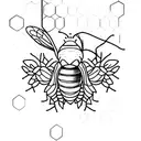 Honey Bee tattoo design idea