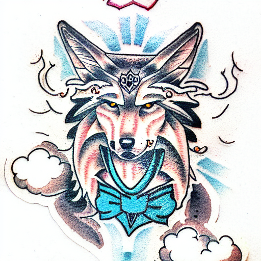 Wolf in sheep clothes  tattoo design idea