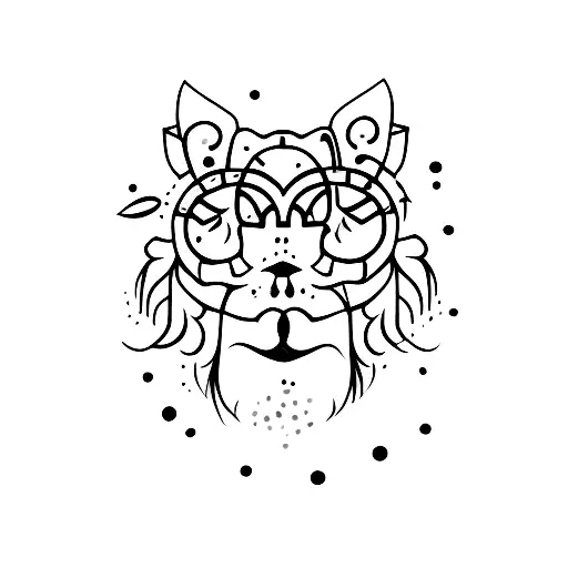 cherry and lips together tattoo design idea