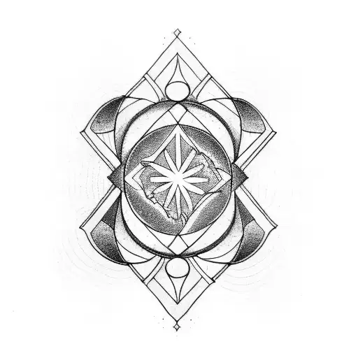 witchy tattoo design idea