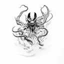 Venom from Movie tattoo design idea