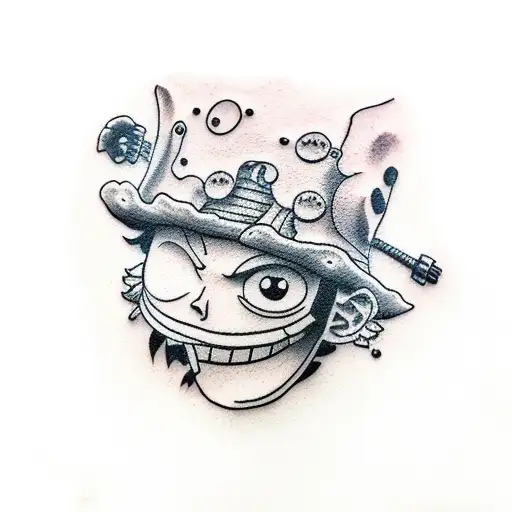 luffy tattoo design idea