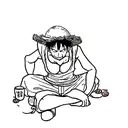 luffy tattoo design idea
