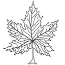 Maple Leaf tattoo design idea