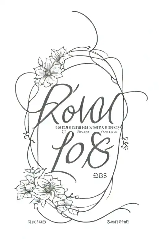 Romans 8:18 tattoo design idea