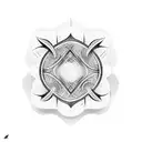 Meander tattoo design idea